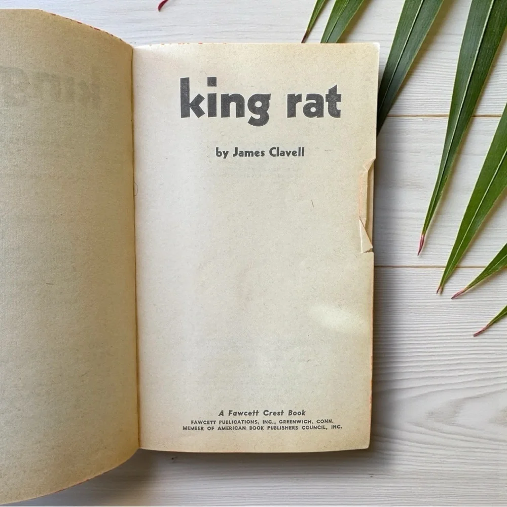King Rat by James Clavell – Vintage WWII War Novel Historical Fiction Paperback